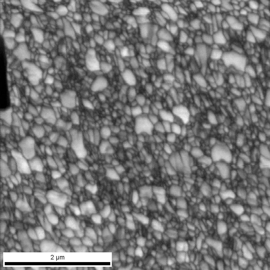 grain size: 100 nm.