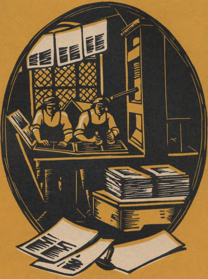 GUTENBERG ELSŐ SAJTÓJA A könyvnyomtatást 500 évvel ezelőtt, 1440-ben Gutenberg János találta fel. Az első magyar könyvnyomdát 1472-ben Hess András alapította Budán.