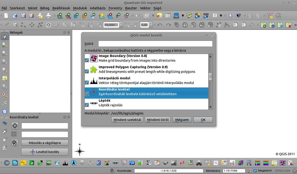 QGIS Gyakorló Verzió: 1.8.0 Trunk (Az 1.6 os verzió fejlesztői kiadása) Cím: Tagolt szöveg réteg hozzáadás; WKT - Well Known Text - opció. Minta fájl: http://www.box.