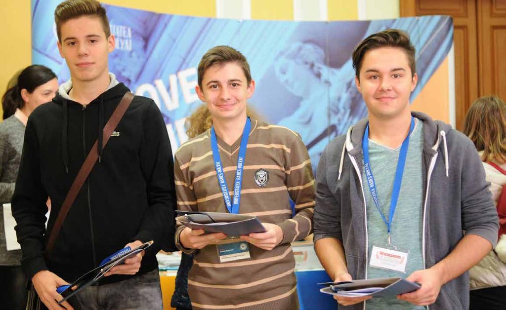 Cămine, cursuri, (Alba, Arad, Bihor, Braşov, Hunedoara, Sibiu), ofertă educațională, profesori, atmosferă toate aestea i-au cucerit pe viitorii studenți, care s-au convins că UBB este cea mai bună