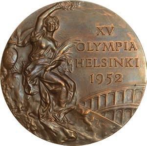 oklevéllel és az 50 éves évfordulóra a helyezetteknek kiadott hivatalos emlékjelvény /Olympische