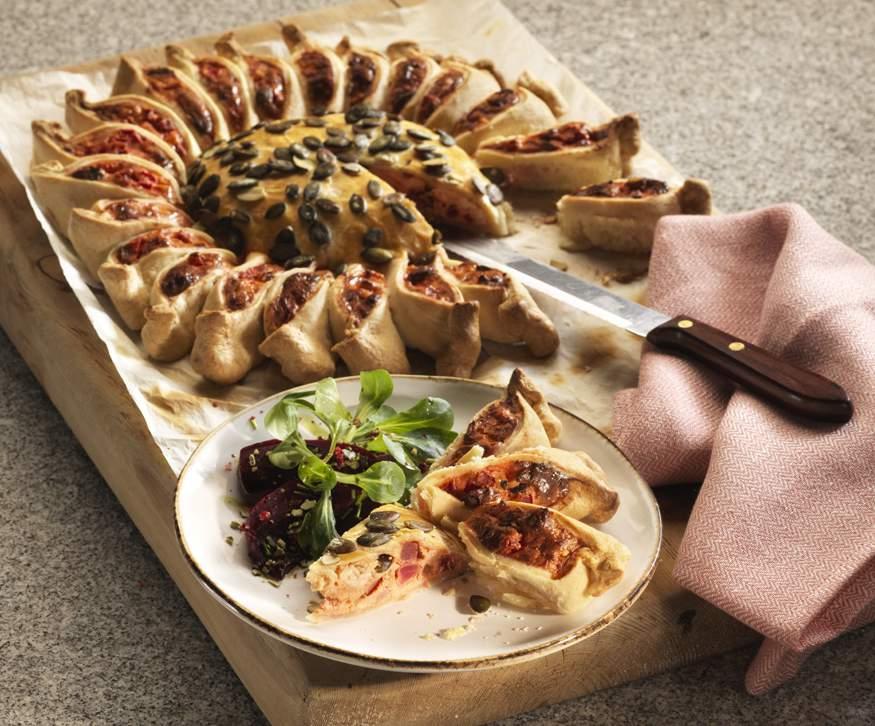 Tésztavirág CÉKLÁVAL & TORMÁVAL VEGAN ovo-lakto kb. PERC ca. 0 PERC 80 C HOZZÁVALÓK egy virág készítéséhez: cs.