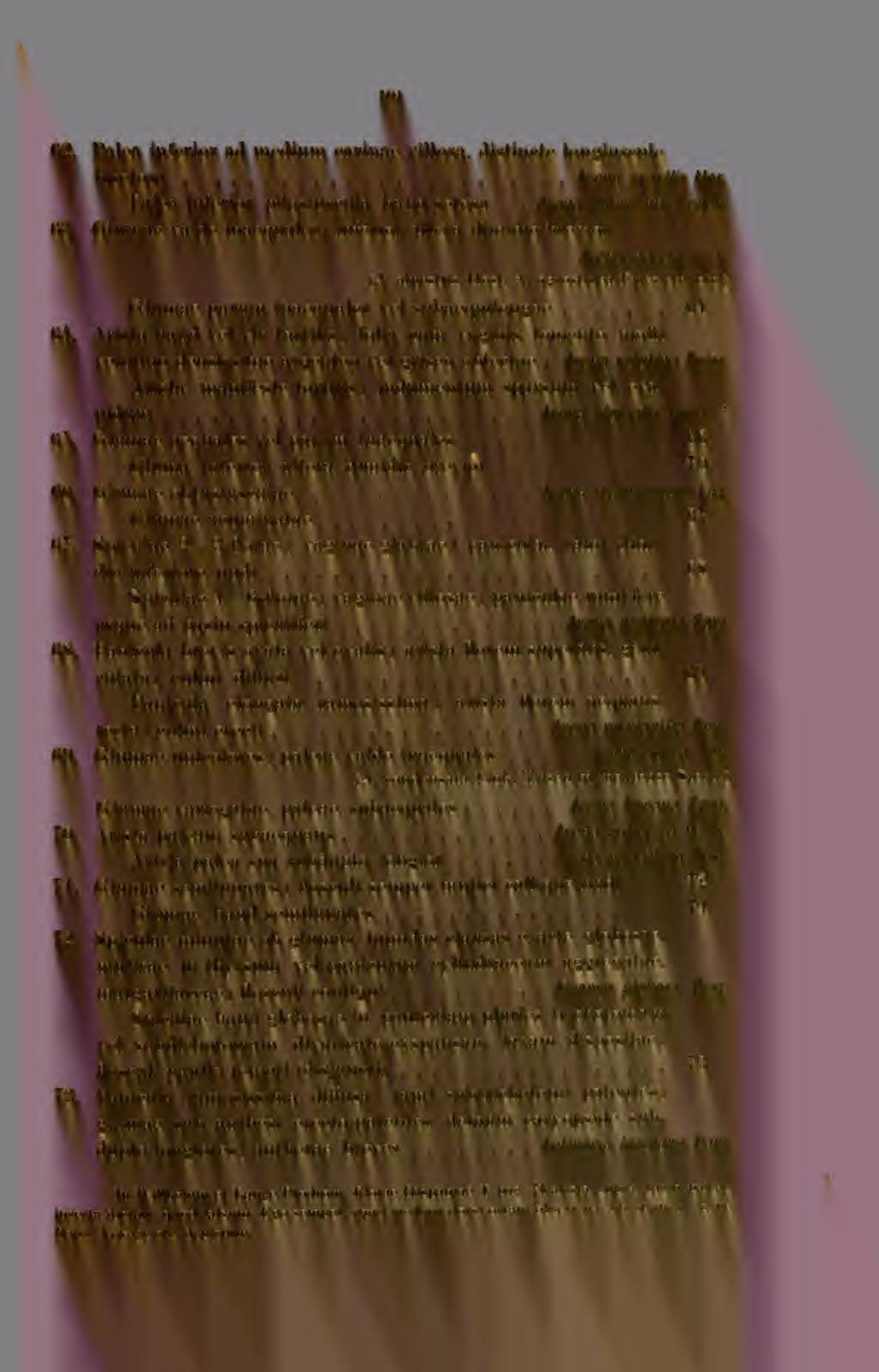 101 62. Palea inferior ad medium earinae villosa, distincte longiuscule bisetosa Avena gracilis Mor. Palea inferior pilosiuscula hand setosa.. Avena Ruprecfitii Ledeb. 63.