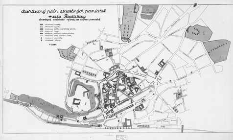 2 1 Regulácia Bratislavy v medzivojnovom období Súťaž na reguláciu okolia Michalskej brány BRONISLAVA PORUBSKÁ Zmenou politickej a hospodárskej situácie po roku 1918 sa výrazne zmenil aj status mesta