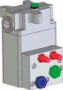 Abbildung 3: Beispiel für ein 3D-CAD Modell einer pneumatischen Steuereinheit Példa a pneumatikus vezérlőegység 3D-CAD-es modelljére Example for a 3D CAD model of a pneumatic control unit wird