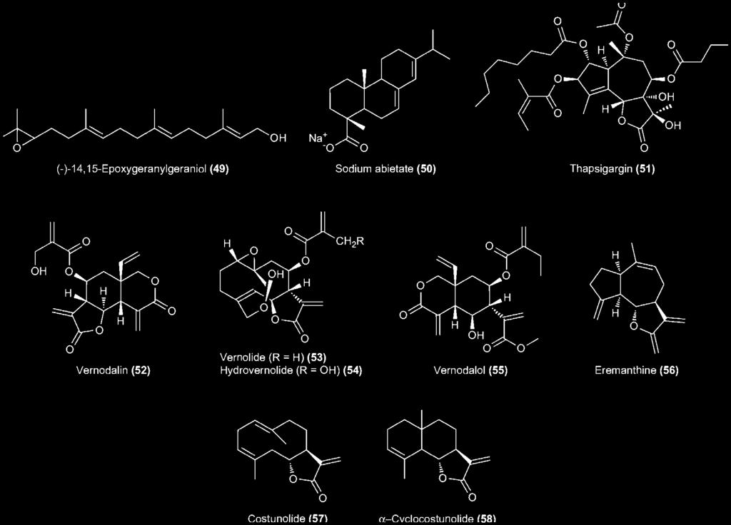 CONCLUSIONS Natural products remain the main sources of lead compounds, especially for the development of chemotherapeutic drugs [133].