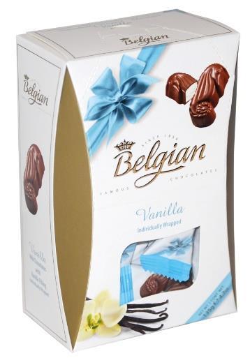 The Belgian egyesével csomagolt desszertek Belgian Seashells