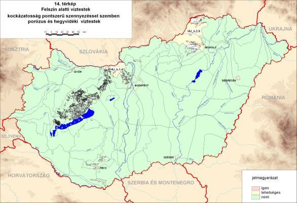 ) Felszín alatti vizek VKI szerinti vízminőségi monitoringja 1) Feltáró monitoring külterületeken (685 m.h.