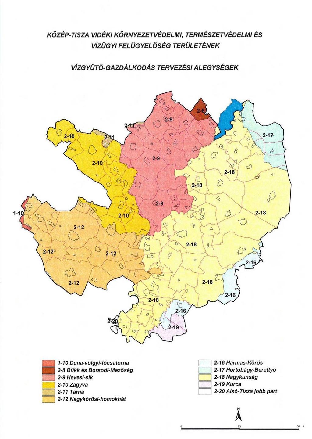 74 Környezetállapot értékelése, 21 - Közép-Tisza-vidéki