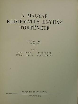 Bucsay Mihály, Tóth Endre, Varga Zoltán,