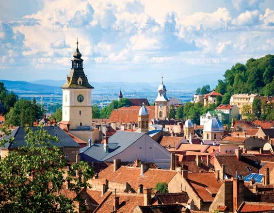 Ér ke zés az es ti órák ban. Déva várrom 1.