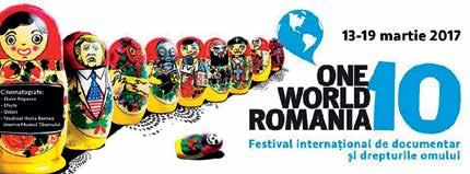 INFO Comunitate Fundaţia Sensiblu, sponsor la Ediţia a X-a a Festivalului de Film Documentar și Drepturile Omului One World România În perioada 13-19 martie la București a avut loc ediţia aniversară