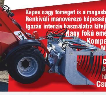 kisméretu traktorral is.