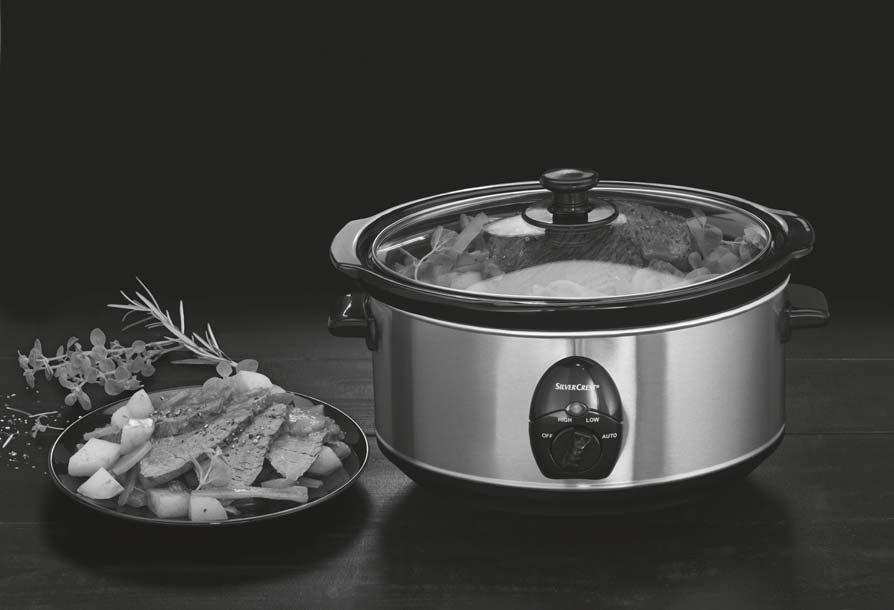SLOW COOKER SSC 200 A1 SLOW COOKER Operating instructions POČASNI KUHALNIK Navodilo za uporabo HRNIEC NA POMALÉ VARENIE Návod na obsluhu ELEKTROMOS LASSÚ