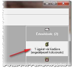 Kölcsönzött ügyirat kiadása Az engedélyezett kölcsönzési kérelmeket Kölcsönző szerepkörrel adhatjuk ki.