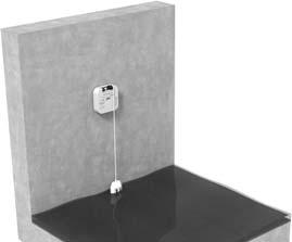 RFSF1B Characteristics / Jellemzők Monitors areas (e.g. bathrooms, basements, shafts or tanks) to provide flood warning.