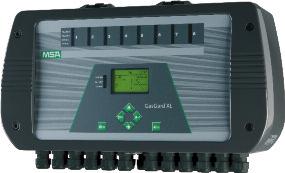 ATEX II (1)G (2)G FM, CCCF, GOST-R 9010/9020 LCD GasGard XL A GasGard XL egy többcsatornás, falra szerelhető vezérlő, amely a mérgező gázok, az oxigén és a gyúlékony gázok ipari üzemekben való