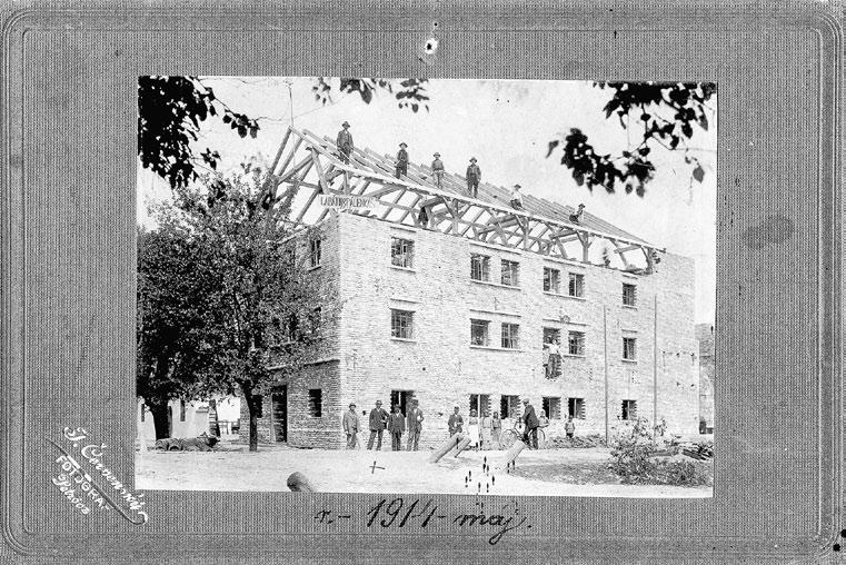 Izgradnja magacina za hmelj Tomaša Labatha 1914.