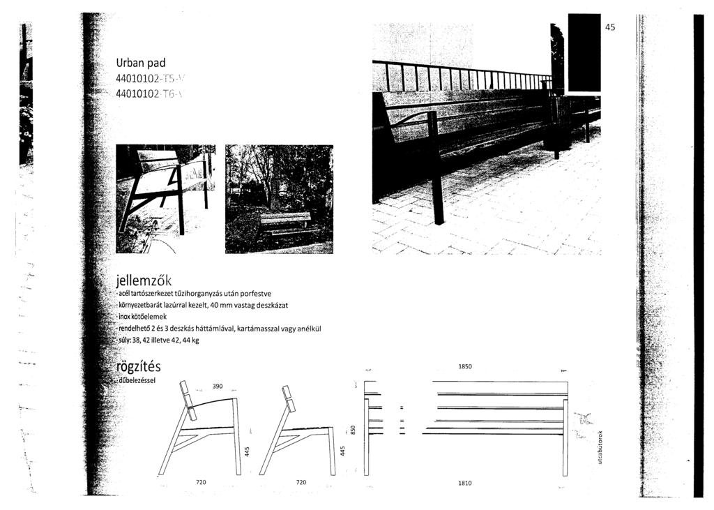 Urban pad 44010102-44010102.... jellemzők c.