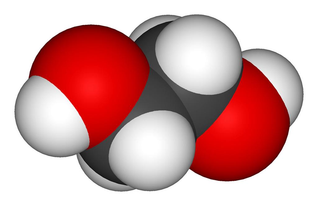 Vicinális diolok 2 2 Ethane-1,2-diol etán-1,2-diol ethylene glycol etilénglikol glikol glüküsz (görög) édes glikol Színtelen, szagtalan, mérgező (két teáskanál), fagyálló ( 12.