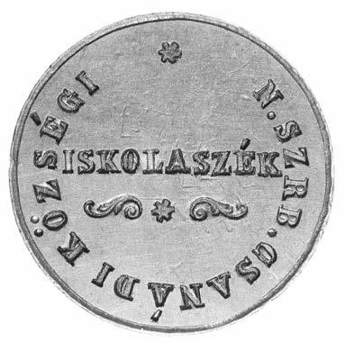 10 Asociaţia Culturală Concordia Cenad Cenadul Sârbesc (Fig. 1.), înregistrată în inventarul muzeului la nr. inv. Istorie 20759. Matricea prezintă următoarea legendă: N. SZRB.