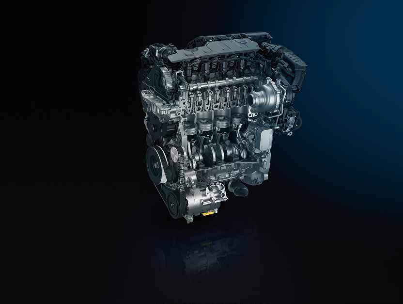 BLUEHDI 180 S&S EAT8 MOTOR A sportos szellemiséget megtestesítő új PEUGEOT 308 GT-t az exkluzív új BlueHDi 180 S&S* motor hajtja, amelyhez immár egy nyolcfokozatú EAT8 automata váltó
