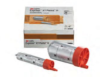 majdnem 100%-os visszarugózó képesség, minimalizálva az eltávolítás utáni disztorzió mértékét Express XT Putty Soft (3697) 917 94 50 ml bázis,