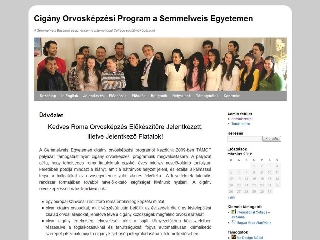 Website of the Gypsy