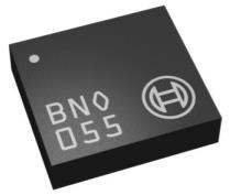 Inerciális Mérőegységek (IMU) Bosch Sensortec BNO055 Inerciális szenzor Egy szilícium lapkán: 3-irányú 14-bites digitális kimenetű gyorsulásérzékelő 3-tengelyű 16-bites digitális kimenetű