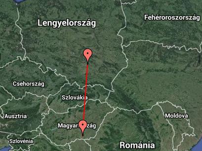 A Sedge Warbler (Acrocephalus schoenobaenus) recaptured on 8 August by Balázs Csibrány, was ringed on 8 June, less than two months earlier near