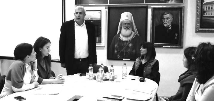 Домаћин им је била Јелена Лечић, која је колегама презентовала резултате истраживања Изгарање просветних радника и инклузија, током којег су се стручњаци ШОСО Вук Караџић бавили овим синдромом.