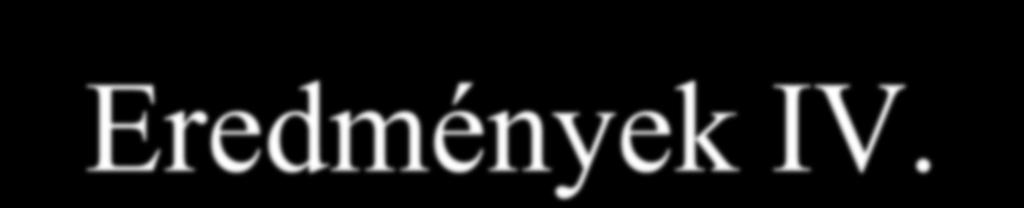 Eredmények IV.