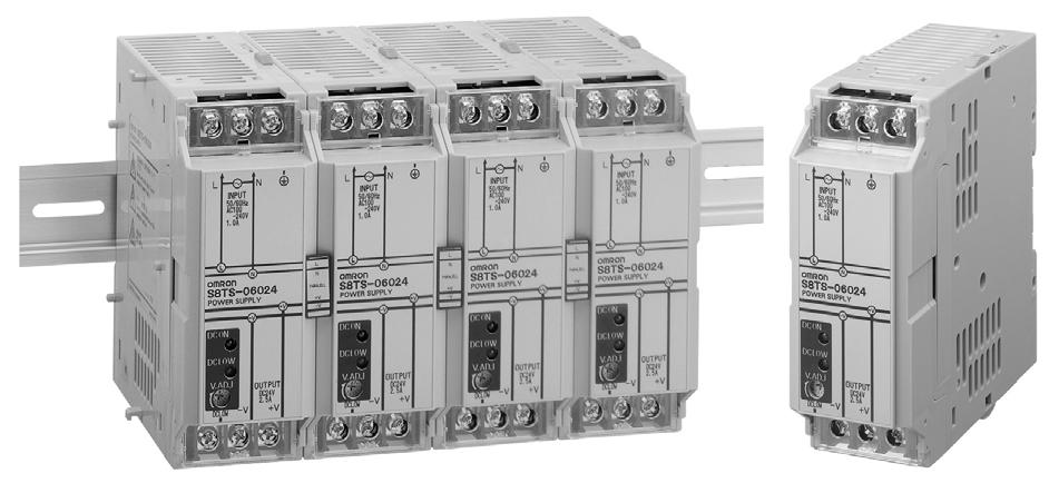 OMRON SURSE DE ALIMENTARE ÎN COMUTAÞIE S8TS S8TS Surse de alimentare modularã, în comutaþie Putere de 60.