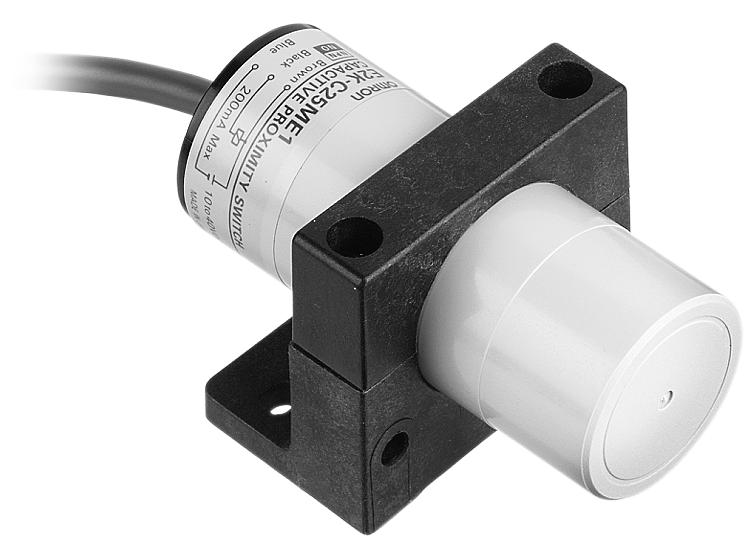 OMRON SENZORI DE PROXIMITATE CAPACITIVI E2K-C E2K-C Senzori de proximitate capacitivi, cu distanþã de detecþie reglabilã Pentru detecþia fãrã contact a materialelor metalice ºi nemetalice (de ex.