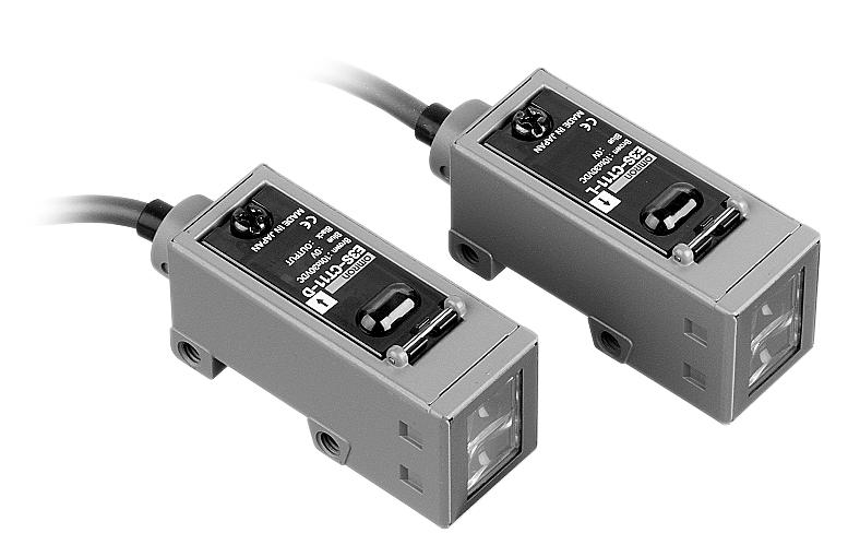 OMRON SENZORI FOTOELECTRICI E3S-C E3S-C Senzori fotoelectrici rezistenþi la ulei ºi apã, în carcasã metalicã, cu distanþã de detecþie mare Corespunde standardelor: IP67, NEMA, 6P, IP67G (rezistent la