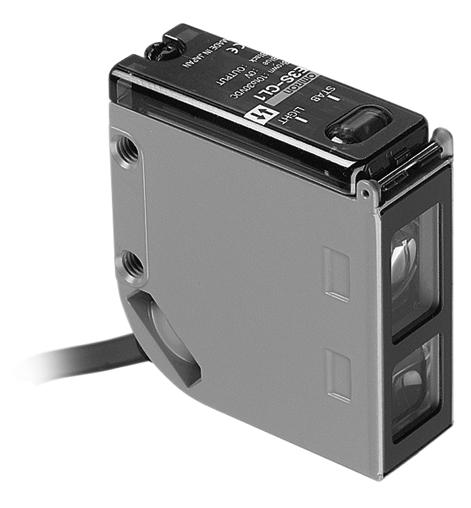 OMRON SENZORI FOTOELECTRICI E3S-CL E3S-CL Senzori foarte performanþi, cu setare de distanþã mecanicã, distanþã de detecþie mare, rezistenþi la apã ºi ulei Detecþie stabilã indiferent de culoare,