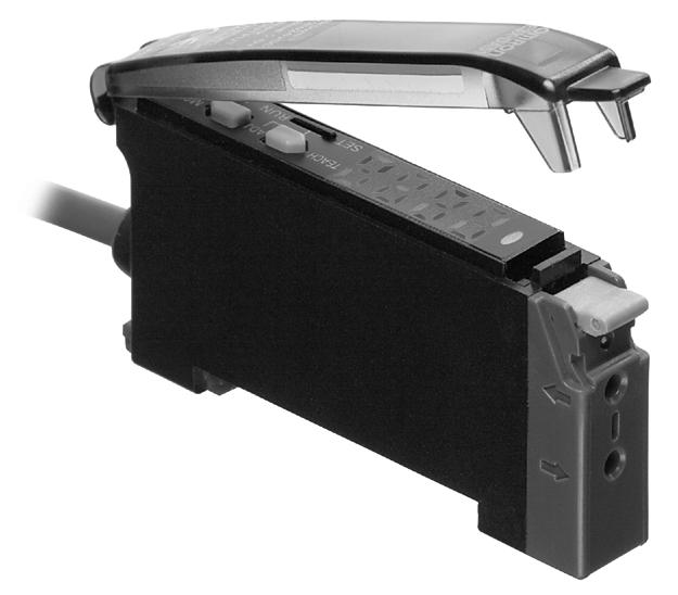 OMRON SENZORI FOTOELECTRICI E3X-DA-N E3X-DA-N Senzori fotoelectrici digitali pentru fibrã opticã, de mare performanþã Pe afiºajul digital se poate vedea starea de detecþie instantanee în valoare