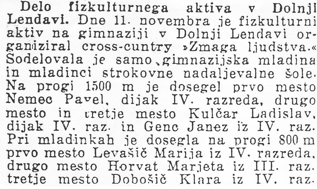 Delo»Fizkulturnega
