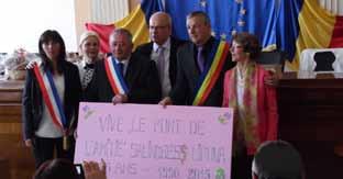 Lipova. La sosirea în ţară, delegaţia a fost întâmpinată de corespondenţii şi prietenii români care i-au gâzduit pe francezi pe timpul şederii lor la Lipova.