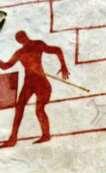 beavatásnál derékig levetkőztetik. 2981 A csikrákosi templomtorony táltos ábrázolásain is megjelennek pőre táltosok. 2982 A nagyszentmiklósi 7.