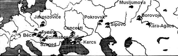 Ennek az a magyarázata, hogy a húnok dinasztikus madara volt, ezért találunk sas fejet a kercsi és a sipovói koronákon.
