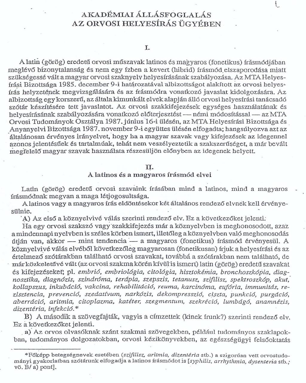 Egészségügyi latin Kézirat. Összeállította: Ittzés Dániel Budapest, PDF  Ingyenes letöltés