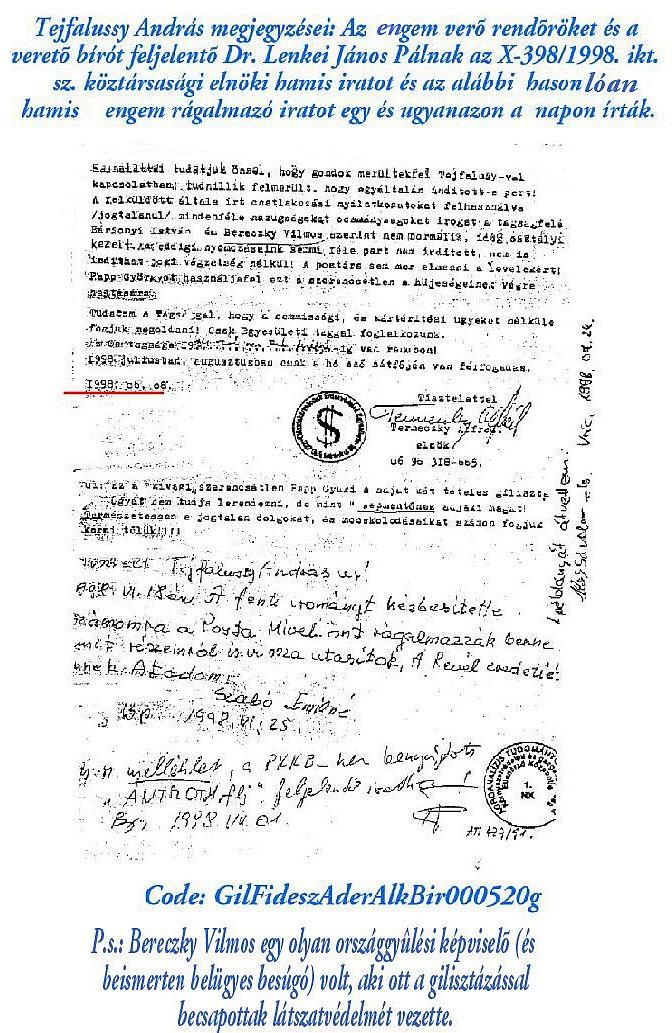 58./37 Rólam, aki a gilisztázás-hitelezési csalást a nemzetközi szabadalmaim szerinti hatásmérésekkel lelepleztem, lásd a fenti könyvben, a