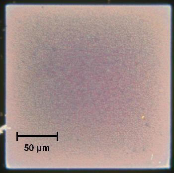 4.2 EREDMÉNYEK 4.2.1 NANORÚD GEOMETRIA Mivel a c-tengelyű zafír hordozóra PLD-vel készített ZnO vékonyréteg jó minőségű és c- texturált, a növesztett oszlopok merőlegesek és nagyon homogének.