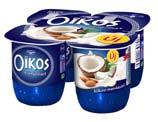 Finom joghurt 4x125g citrom, eper, erdeibanán,