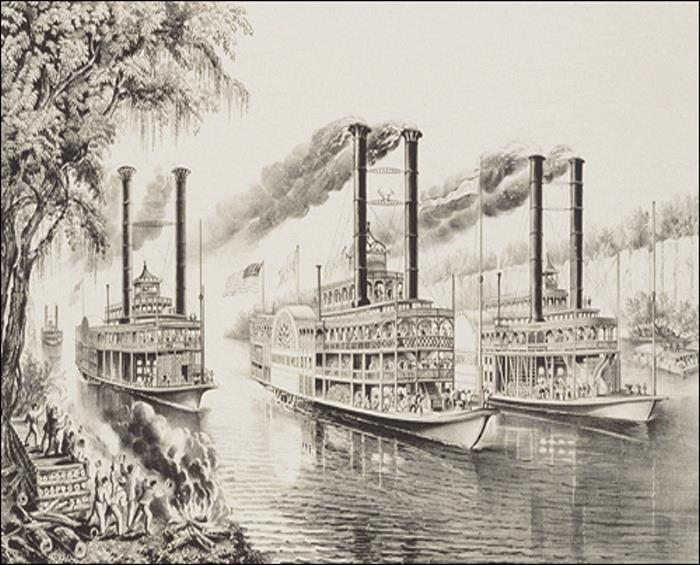 Savannah gőzös 1819. május 24-én az amerikai Georgiából kifutott egy Savanna nevezetű gőzhajó, ami 27 nappal később Liverpoolban kötött ki.