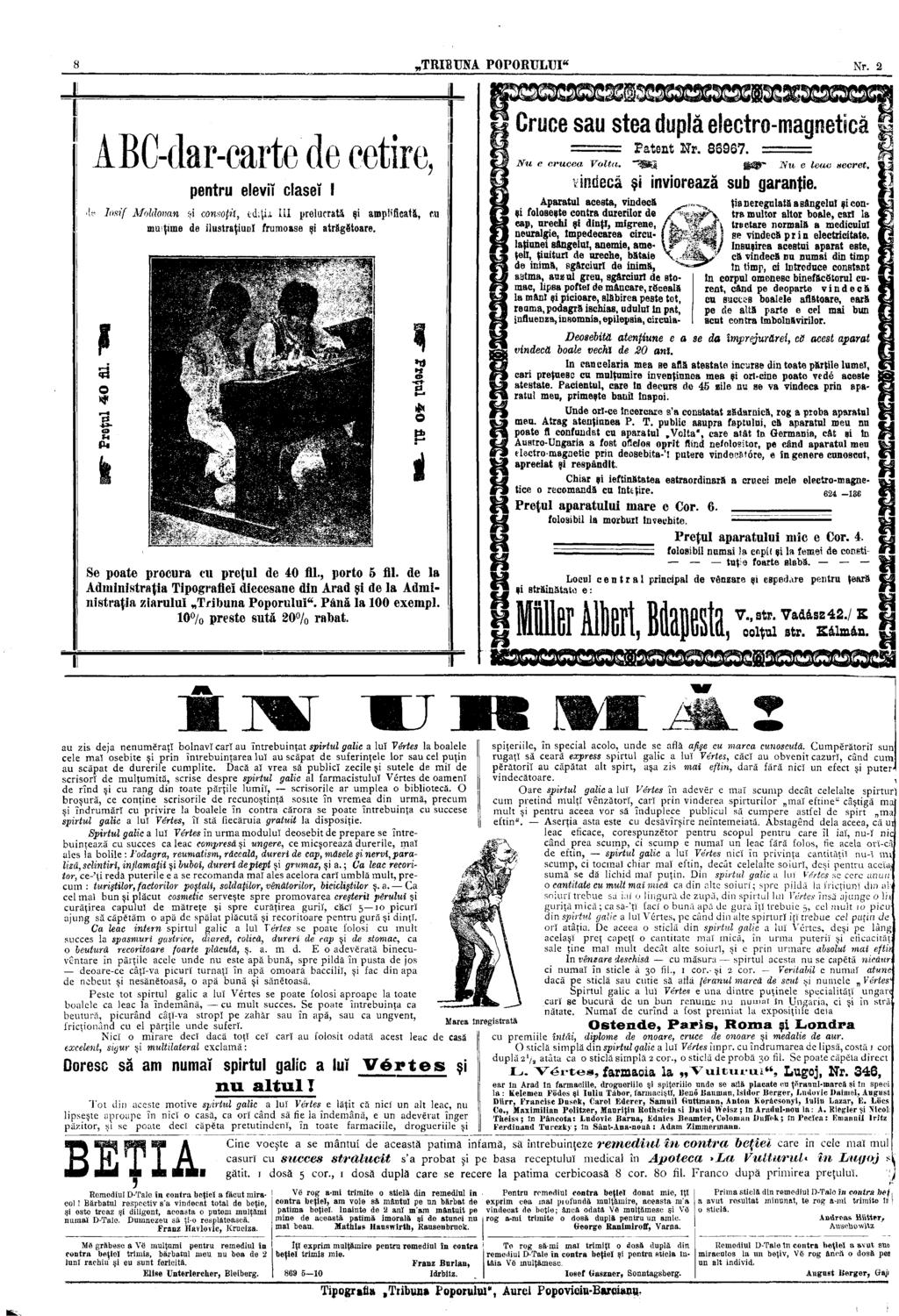 8 TRIBUNA POPORULUI Nr.