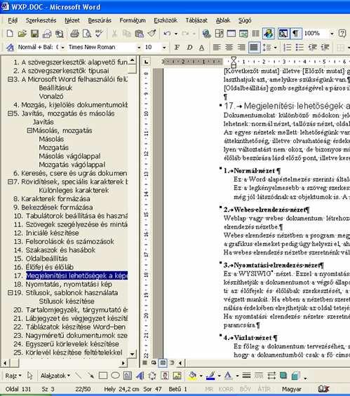 : www.pszfsalgo.hu, : radigyorgy@gmail.com, : 30/644-5111 Word XP 5.