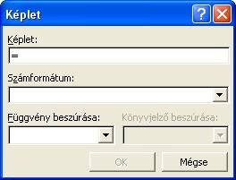 : www.pszfsalgo.hu, : radigyorgy@gmail.com, : 30/644-5111 Word XP l) Számítások táblázatokban A Word különleges számítási lehetıségeket is biztosít a táblázatokhoz.