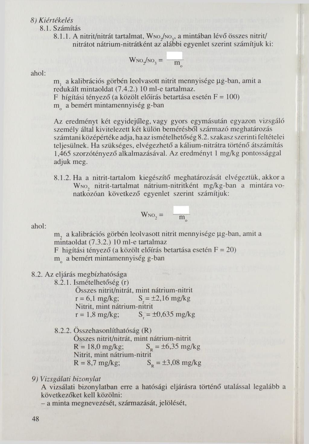 8) Kiértékelés 8.1.